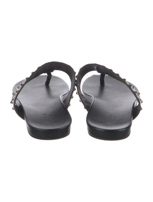Gucci Leather Studded Accents Slides