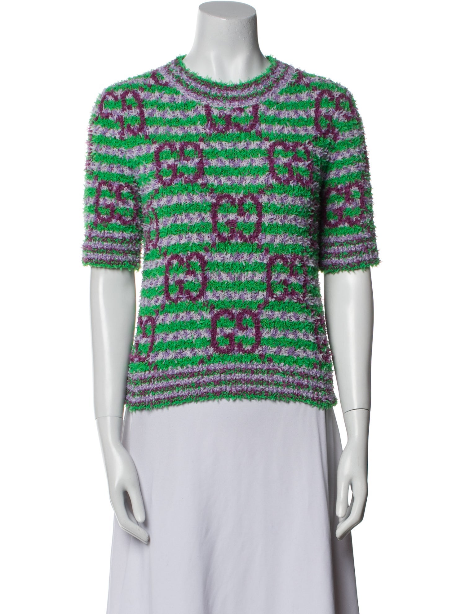 Gucci Printed Crew Neck T-Shirt