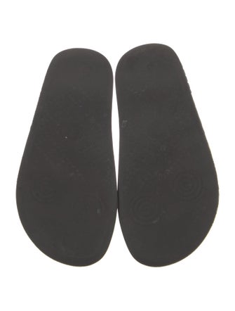 Gucci Printed Embroidered Accent Slides