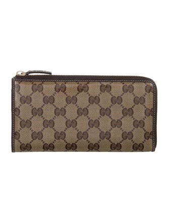Gucci GG Crystal PVC Continental Wallet