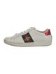 Gucci Web Accent Leather Sneakers