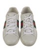 Gucci Web Accent Leather Sneakers