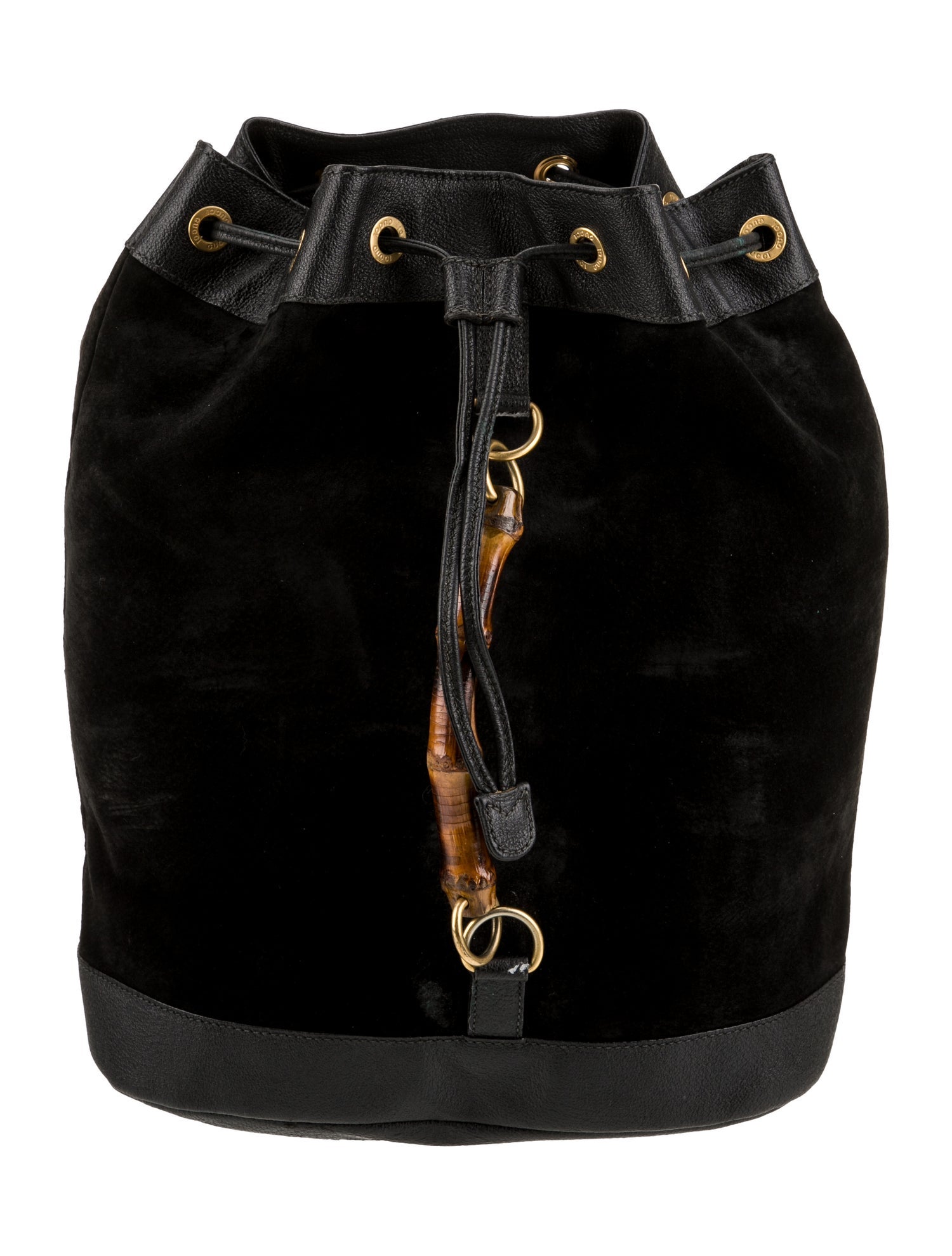 Gucci Bamboo Black Bamboo Nubuck