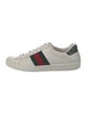 Gucci Web Accent Leather Sneakers