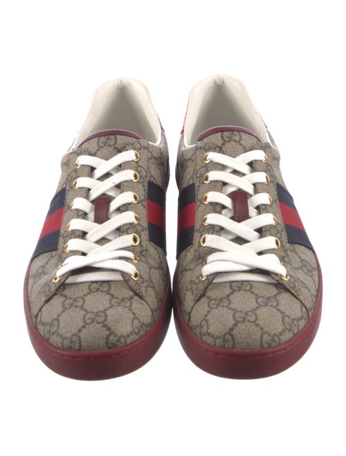 Gucci GG Supreme Grosgrain Trim Sneakers