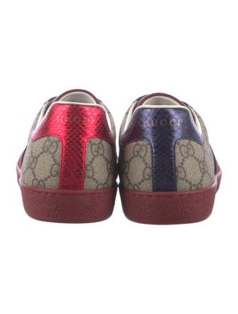 Gucci GG Supreme Grosgrain Trim Sneakers