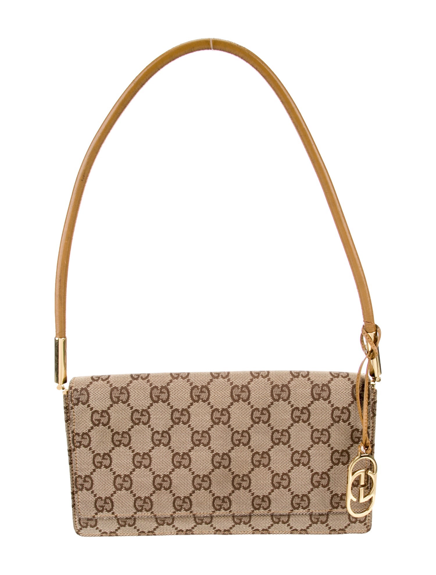 Gucci GG Canvas Shoulder Bag Vintage