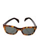 Gucci Web Accent Wayfarer Sunglasses