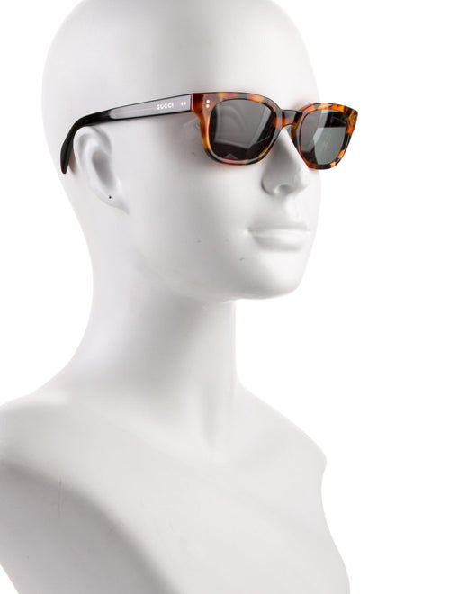 Gucci Web Accent Wayfarer Sunglasses