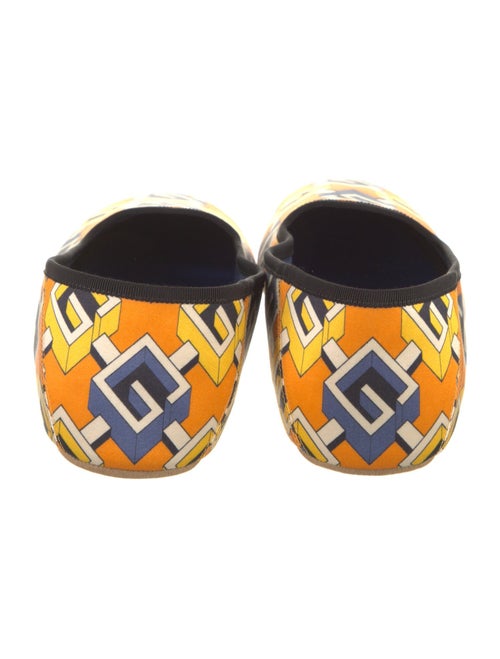 Gucci Satin Printed Loafers