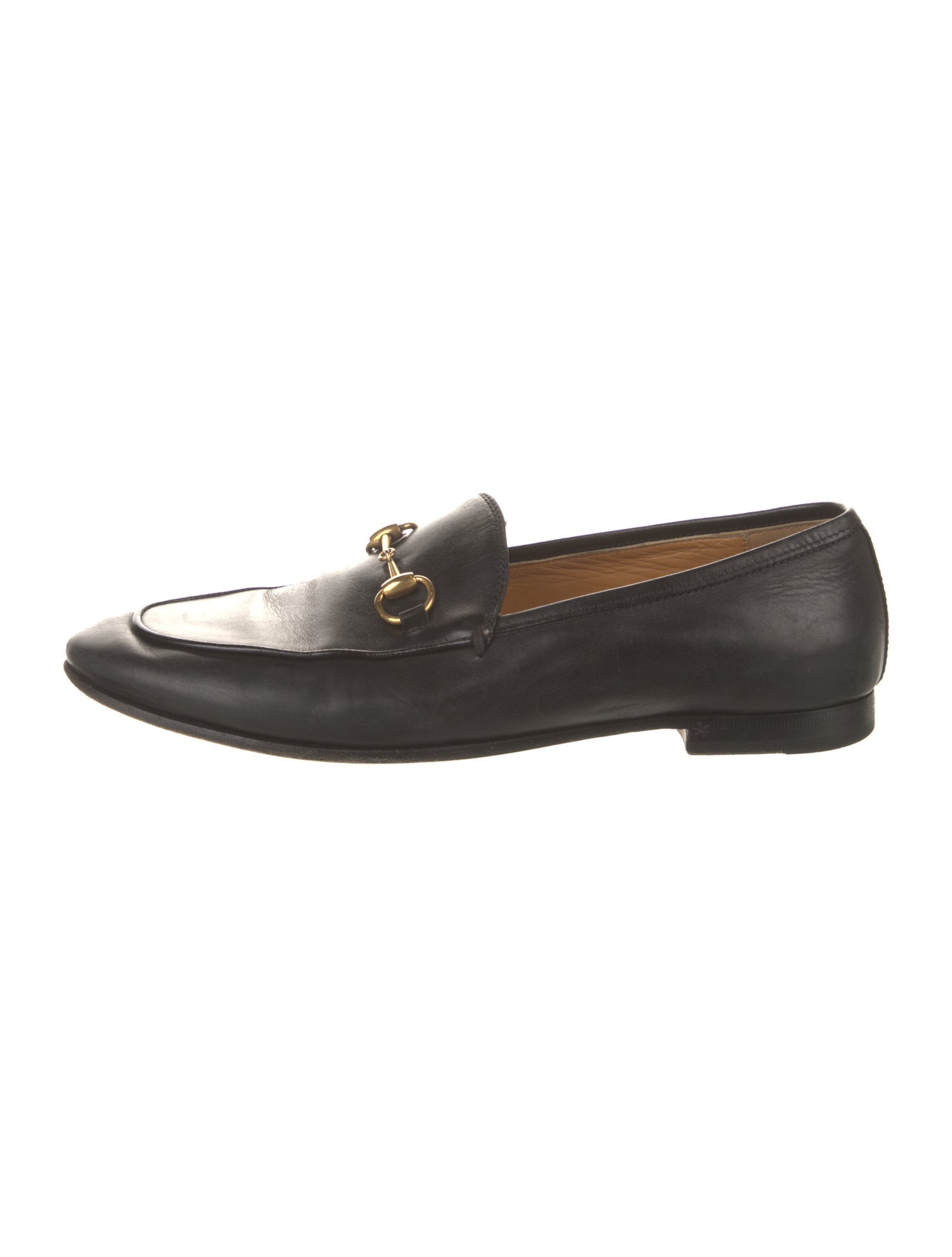 Gucci Horsebit Accent Leather Loafers