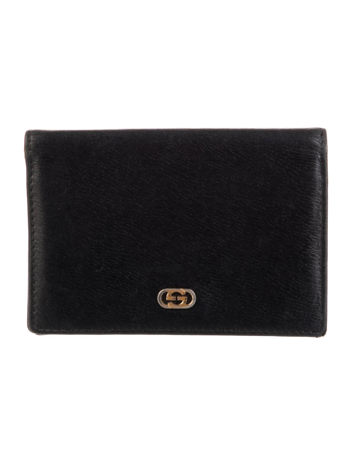 Gucci Interlocking G Logo Leather Card Holder