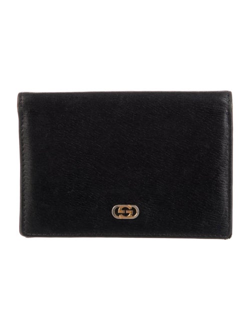 Gucci Interlocking G Logo Leather Card Holder