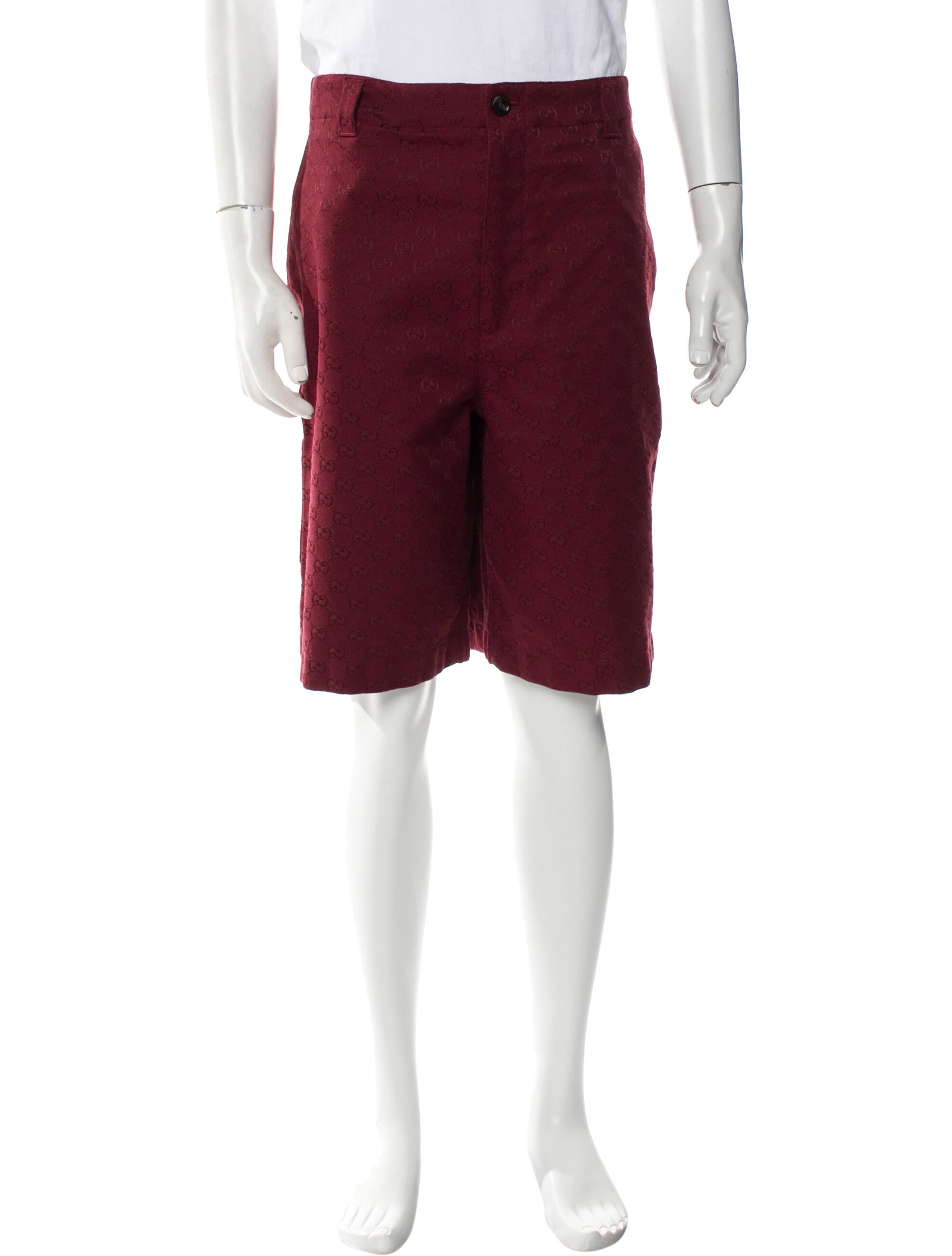 Gucci Horsebit Accent Flat Front Shorts w/ Tags