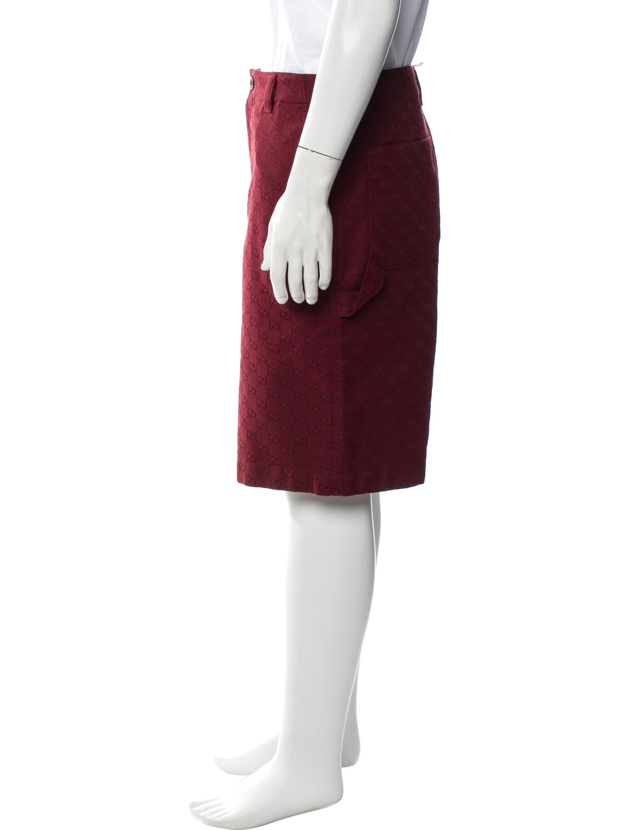 Gucci Horsebit Accent Flat Front Shorts w/ Tags