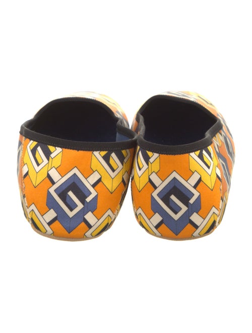 Gucci Satin Printed Loafers