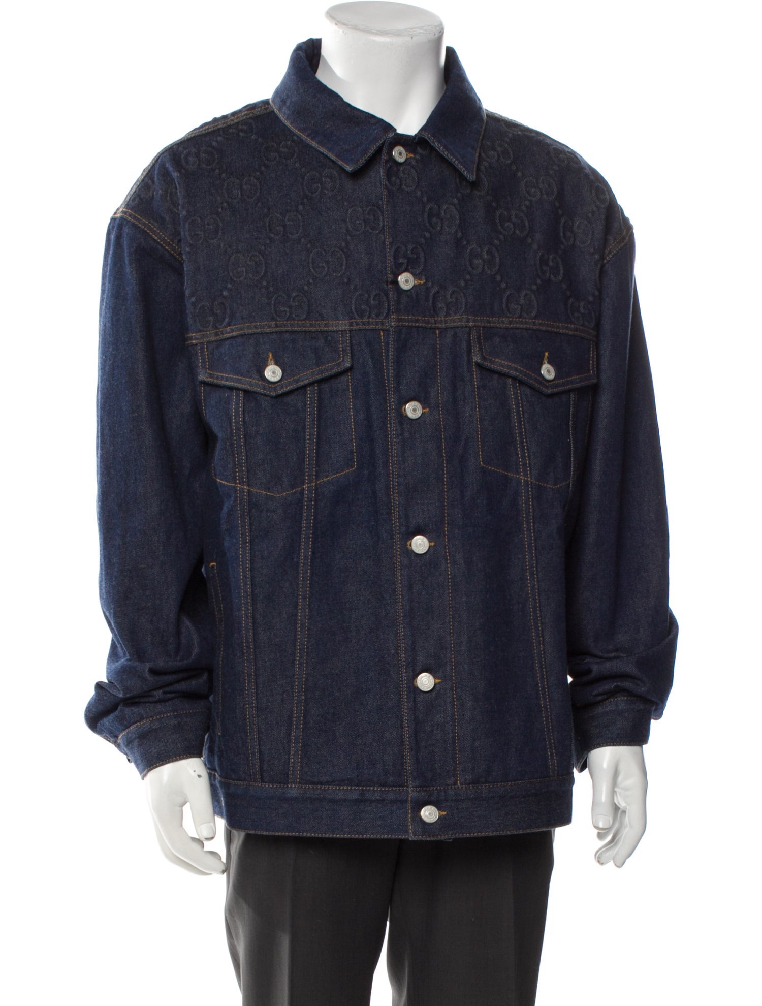 Gucci GG Canvas Denim Jacket w/ Tags