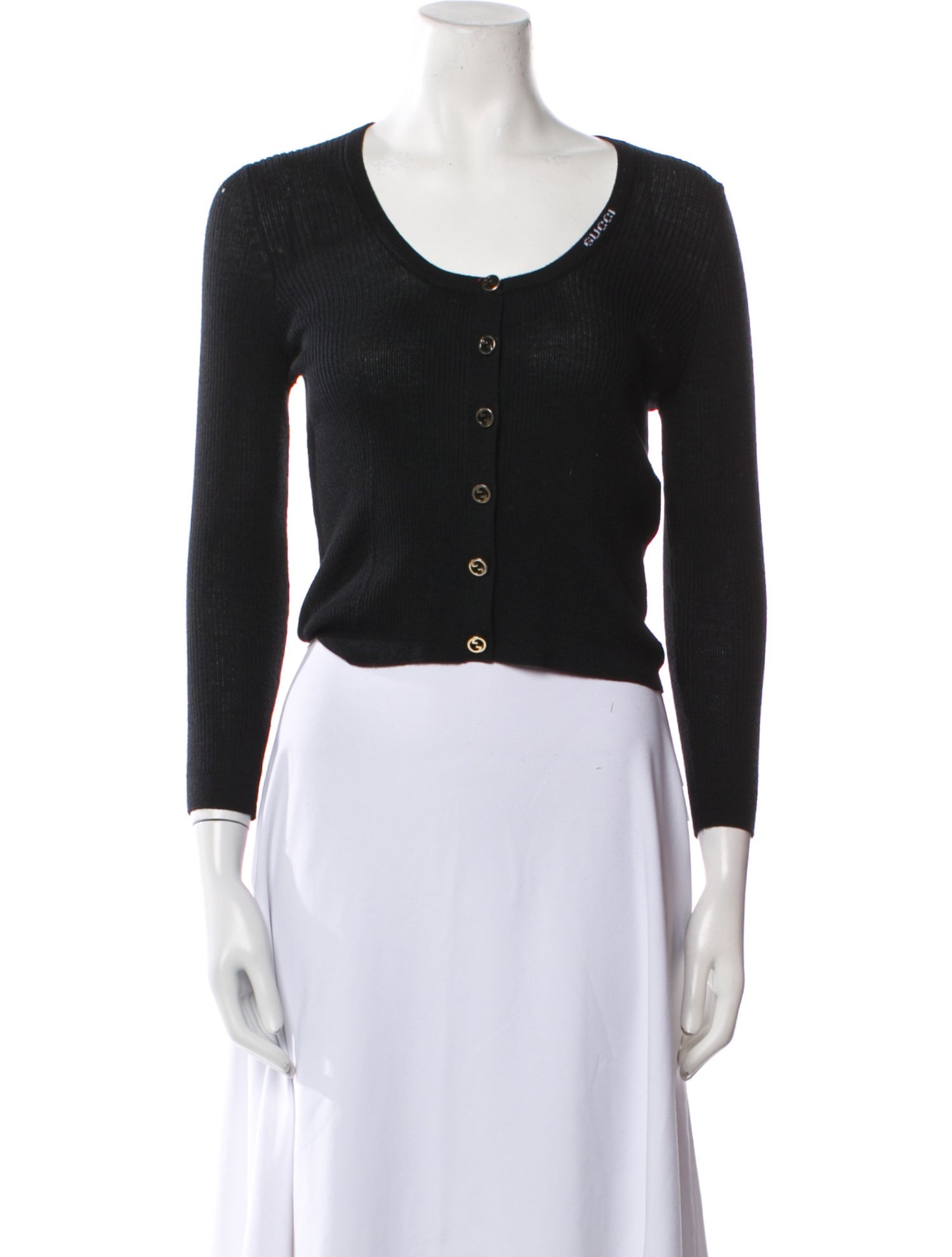 Gucci Wool Scoop Neck Sweater w/ Tags