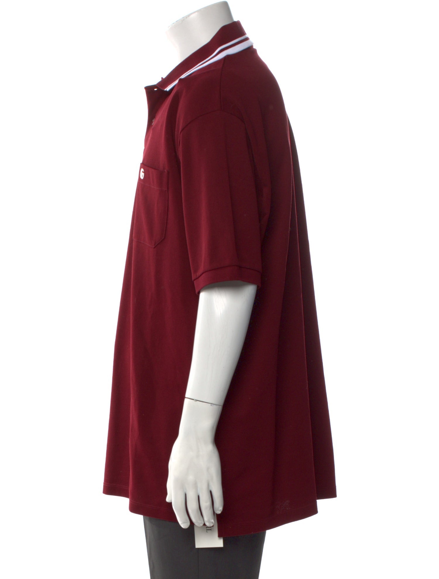 Gucci 2025 Pique Logo Embroidered Pocket Polo Shirt w/ Tags