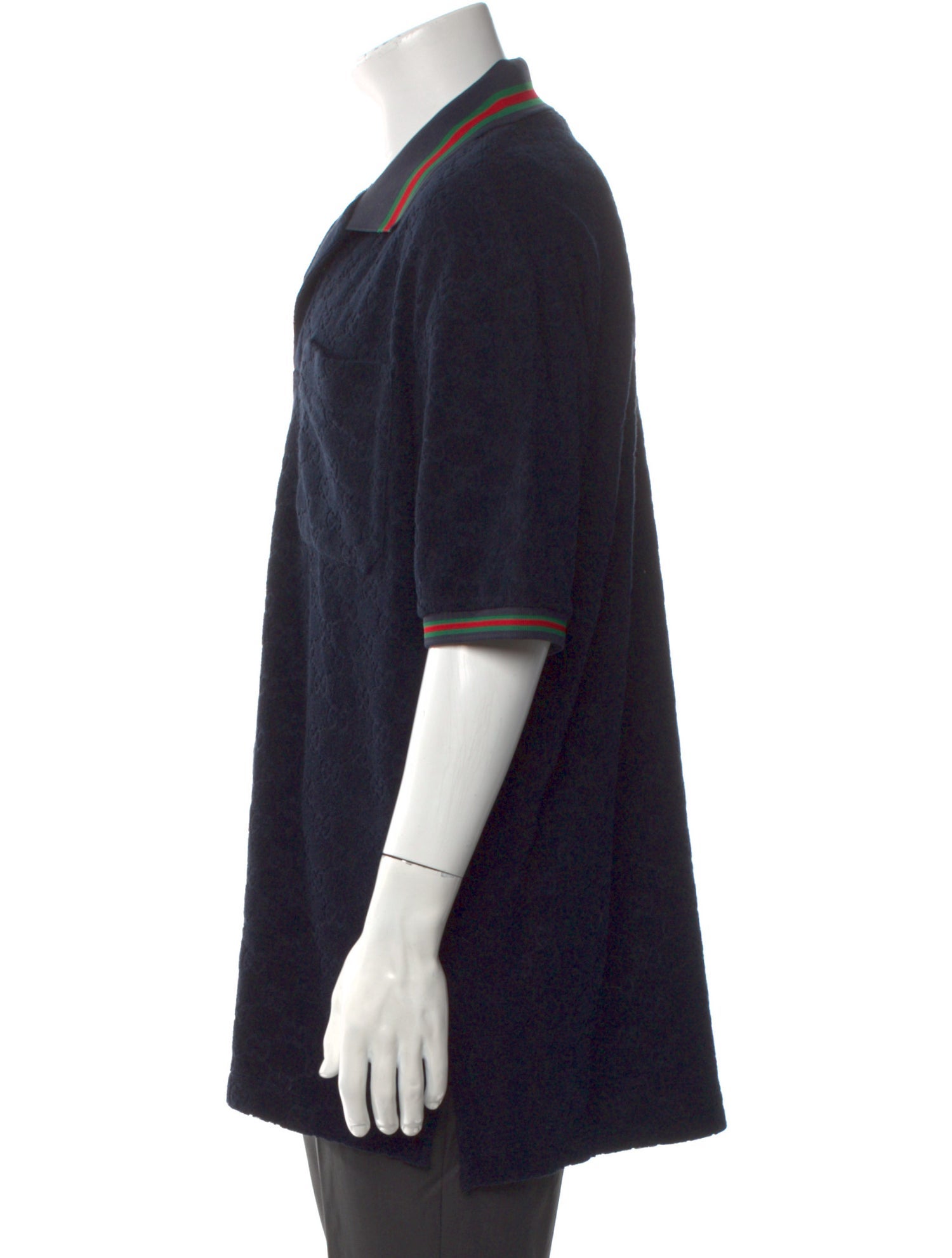 Gucci 2025 GG Monogram Terry Cloth Polo Shirt w/ Tags