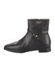 Gucci Double G Logo Leather Boots