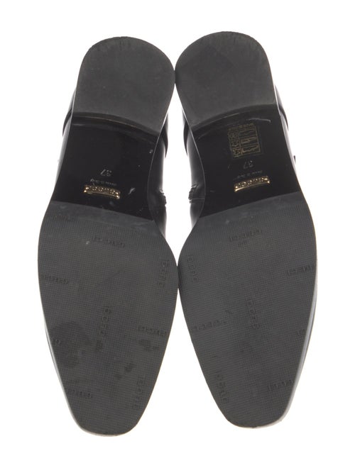 Gucci Double G Logo Leather Boots