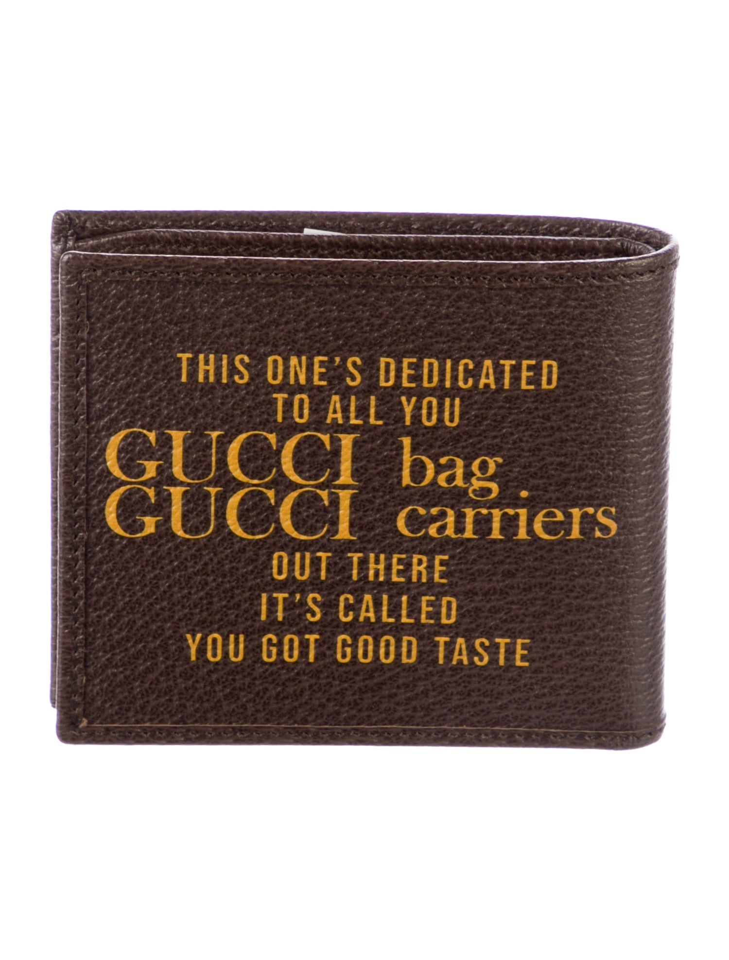 Gucci Leather Printed Bifold Wallet