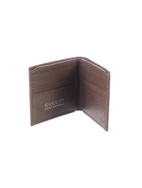 Gucci Leather Printed Bifold Wallet