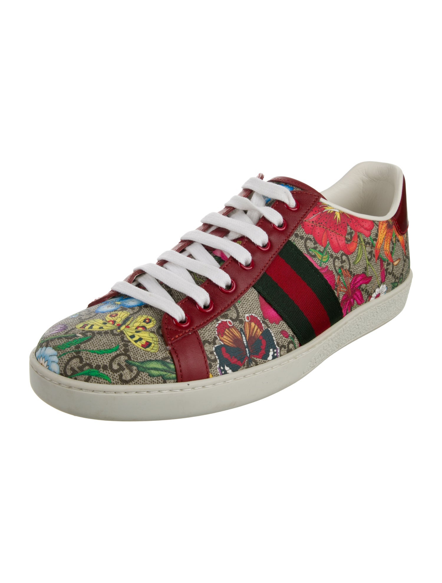 Gucci Flora Print Sneakers