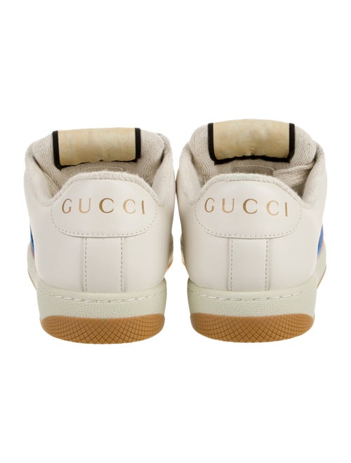 Gucci GG Denim Leather Sneakers