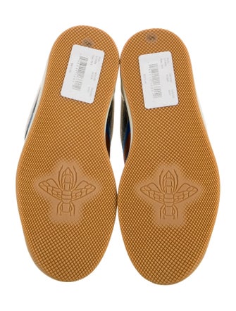 Gucci GG Denim Leather Sneakers