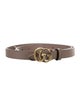 Gucci Double G Logo Skinny Belt