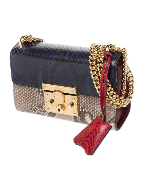 Gucci Snakeskin Padlock Small