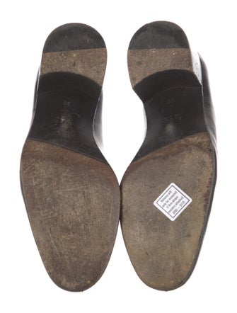 Gucci Leather Chain-Link Accents Pumps