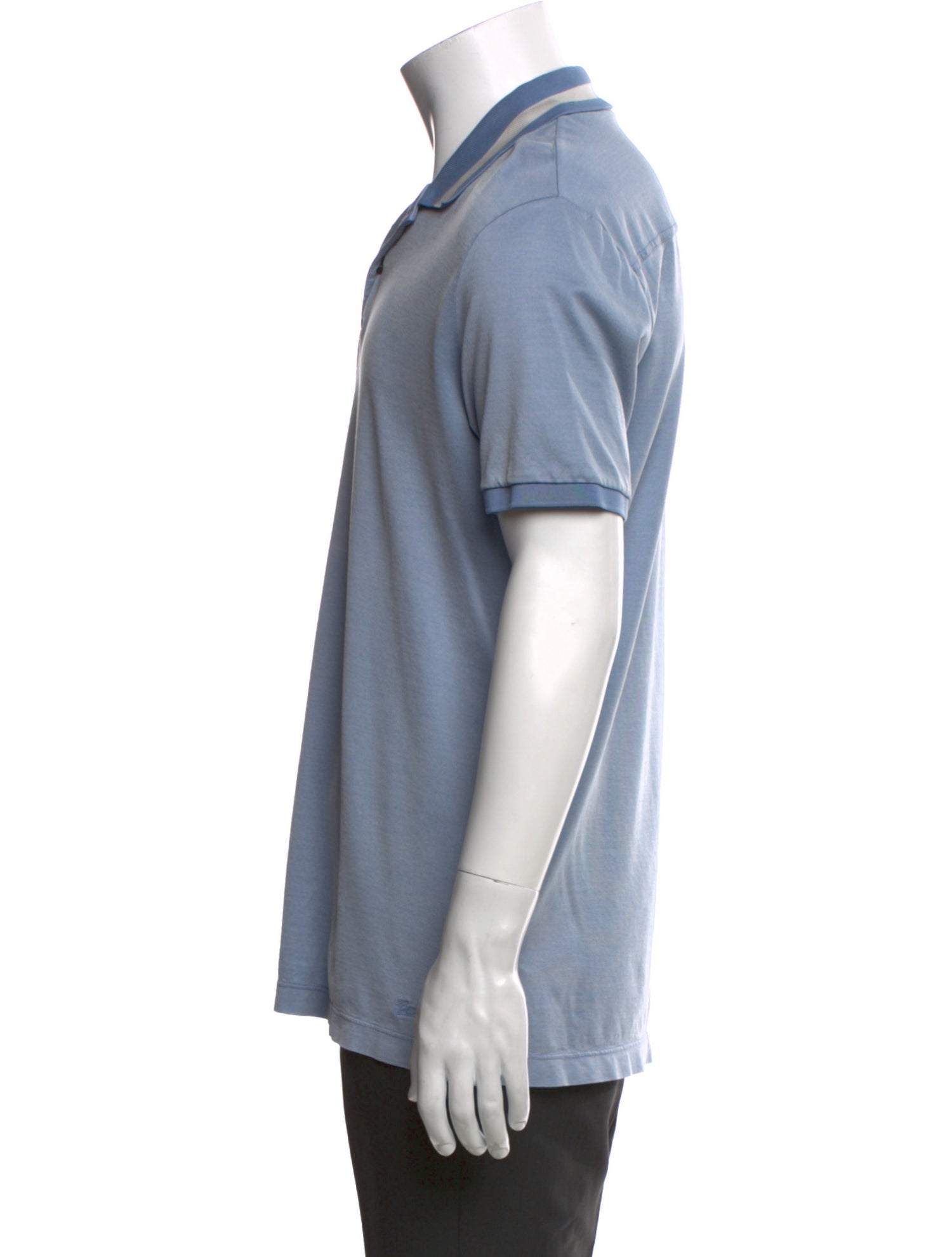 Gucci Web Accent Collar Polo Shirt