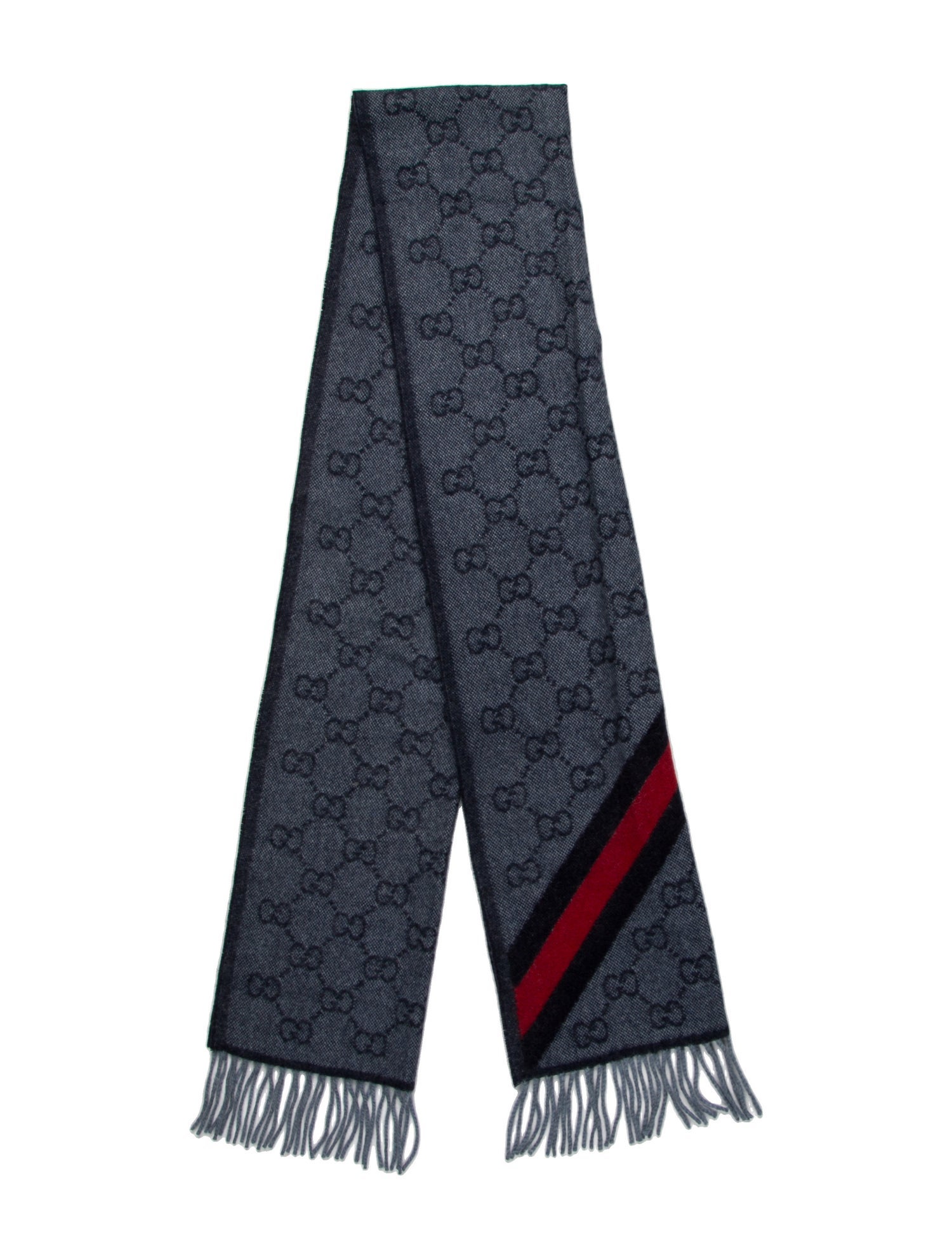 Gucci Wool GG Logo Scarf