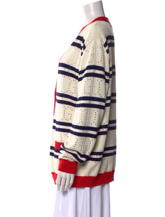 Gucci Striped V-Neck Sweater