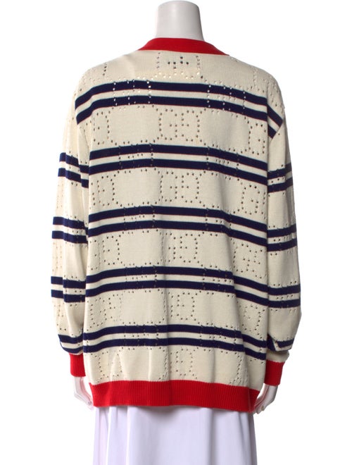Gucci Striped V-Neck Sweater