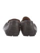 Gucci Micro GG Monogram Leather Moccasins