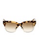 Gucci Web Accent Wayfarer Sunglasses