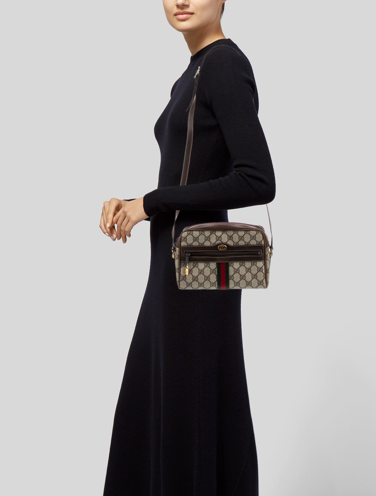 Gucci GG Supreme Crossbody Bag Vintage