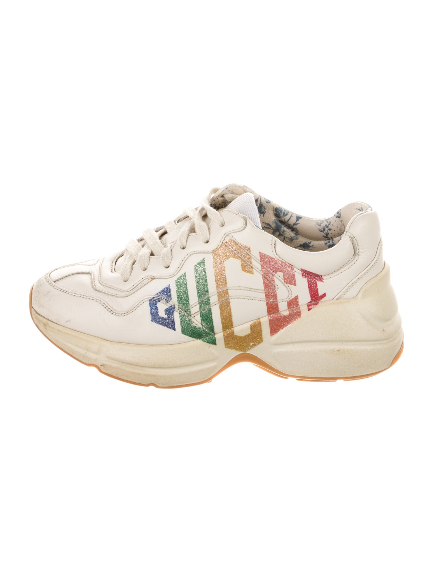 Gucci Girls Leather Low Top Shoe