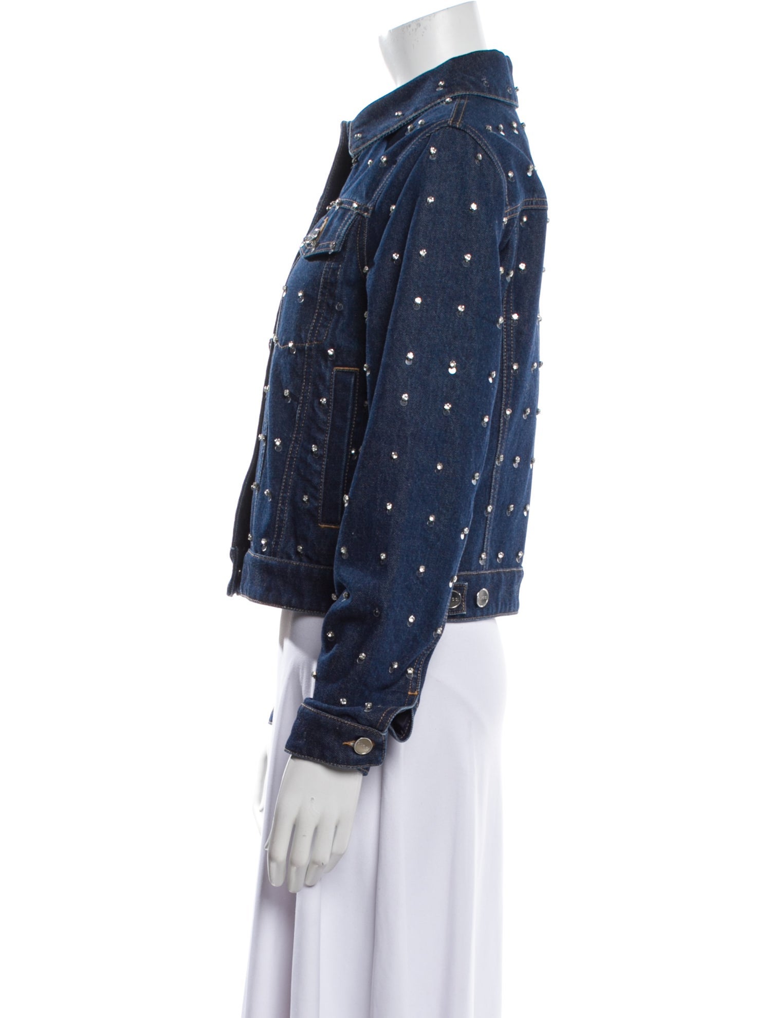 Gucci 2025 Printed Denim Jacket w/ Tags