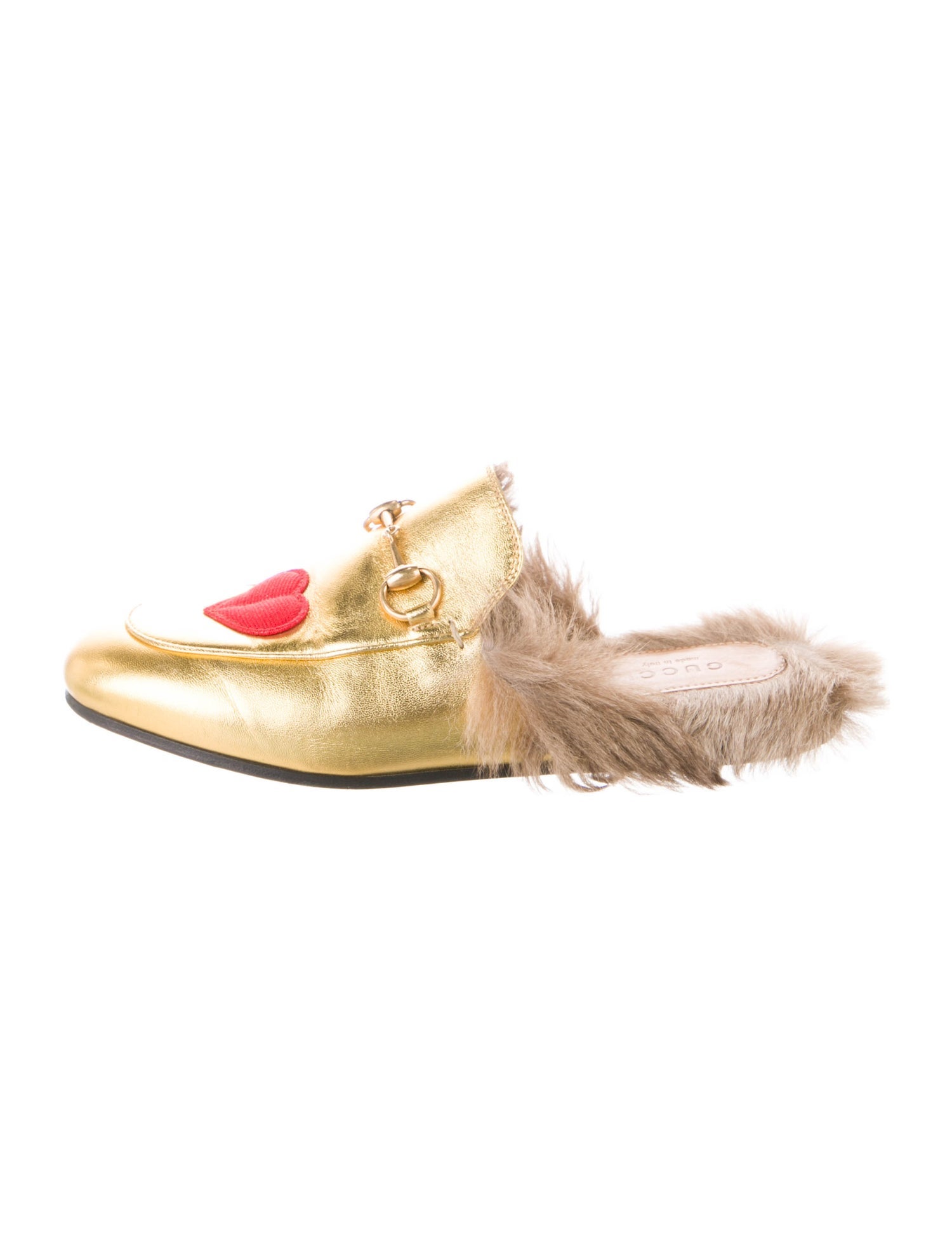 Gucci Horsebit Accent Leather Mules