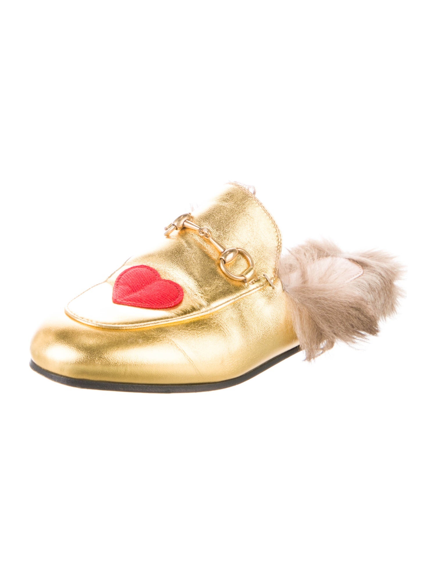 Gucci Horsebit Accent Leather Mules