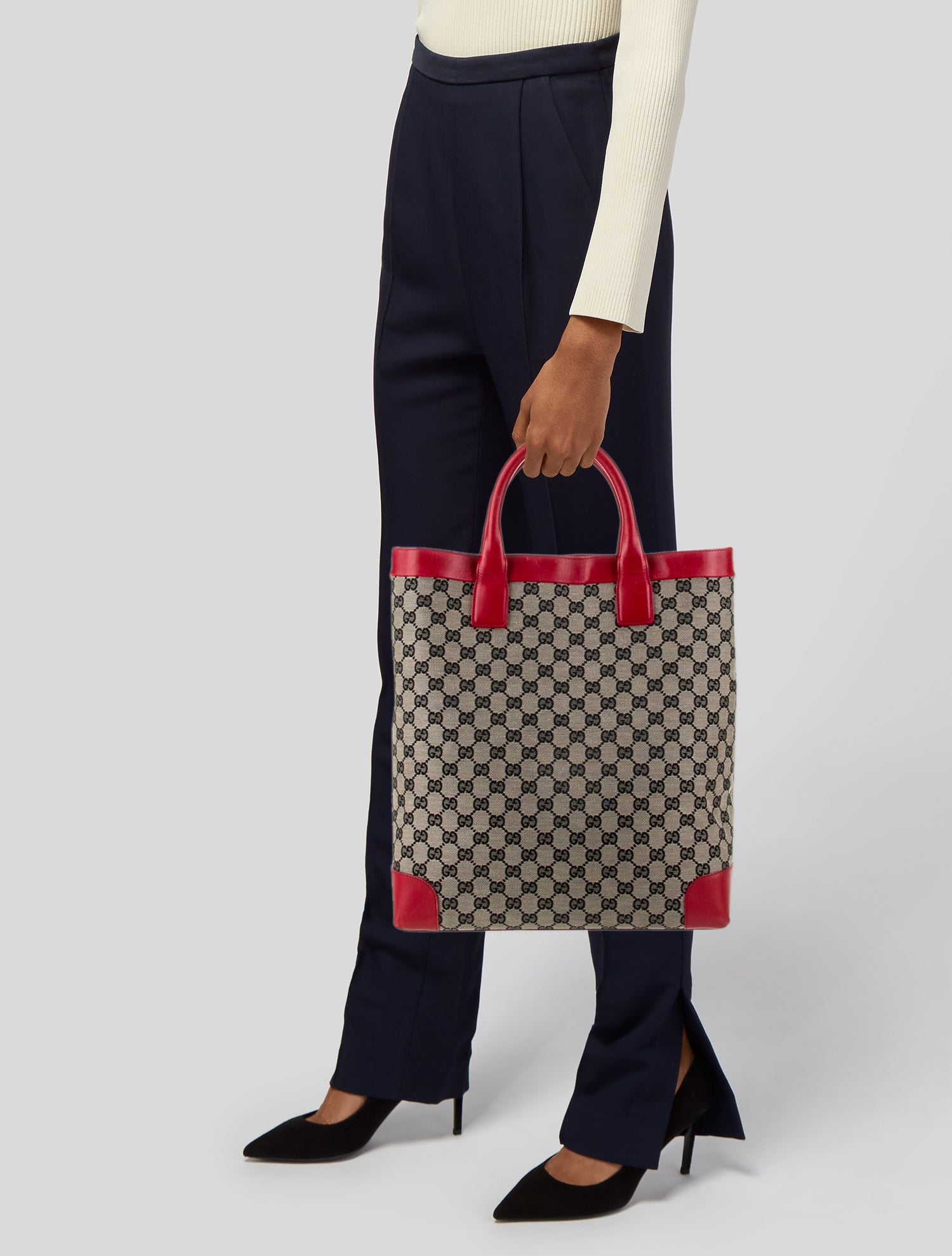 Gucci GG Canvas Tote Vintage