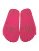 Gucci Rubber Colorblock Pattern Slides