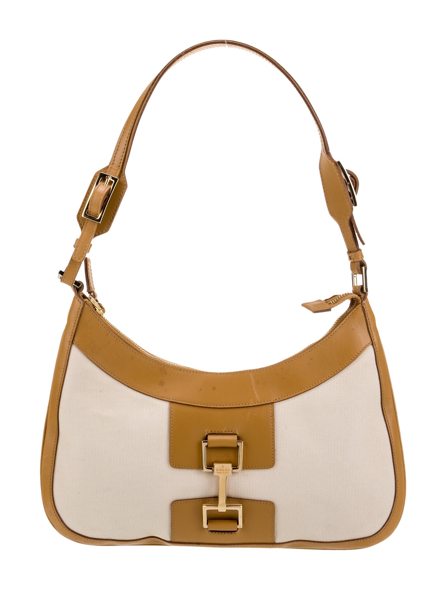 Gucci Canvas Shoulder Bag Vintage