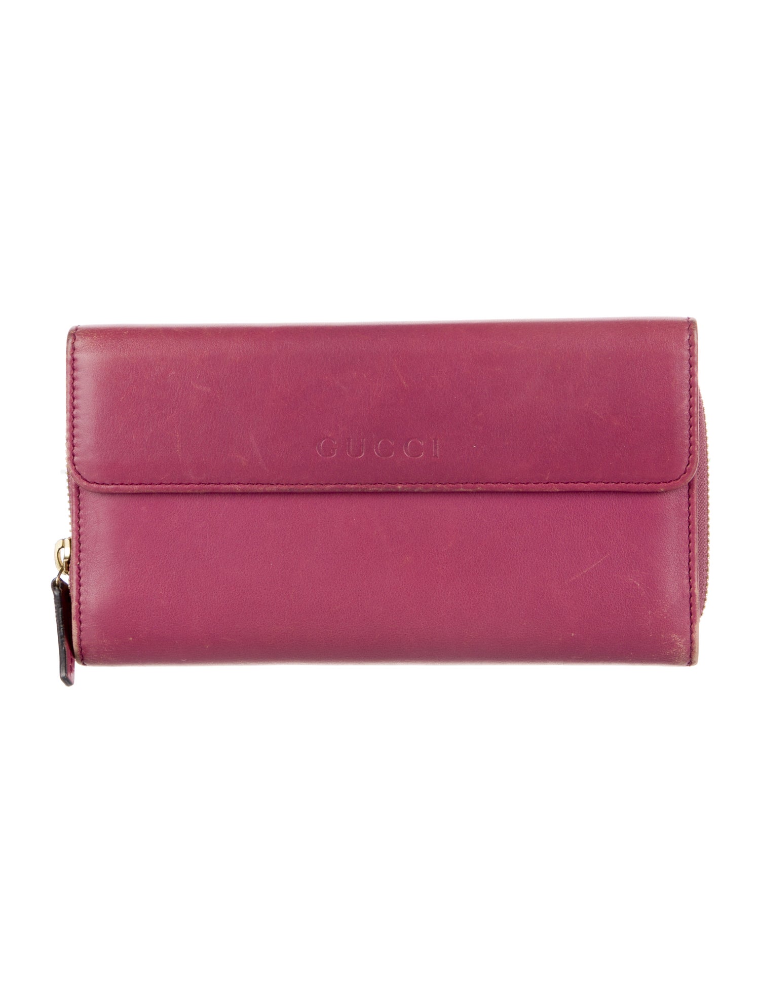 Gucci Leather Continental Wallet