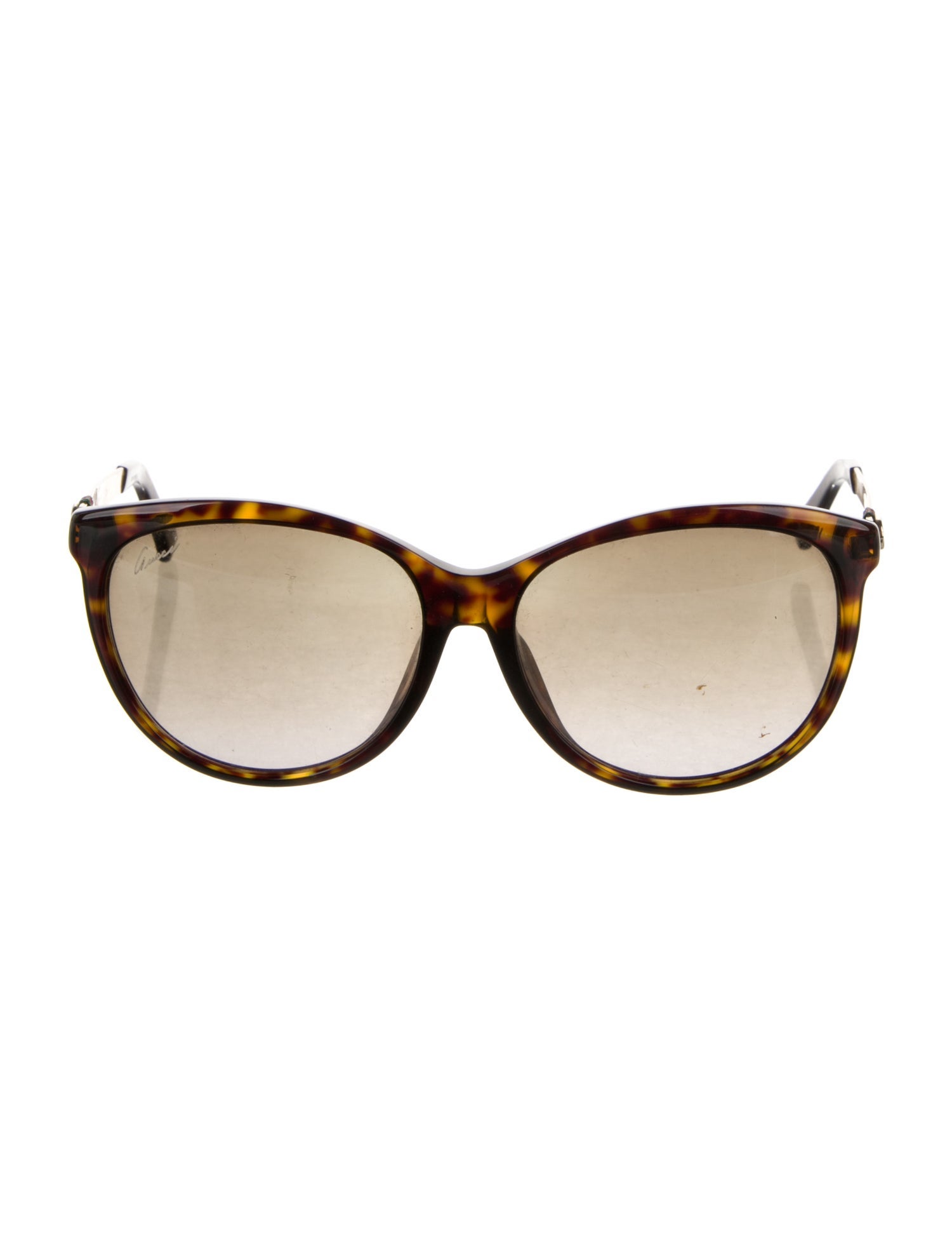 Gucci Web Accent Oversize Sunglasses